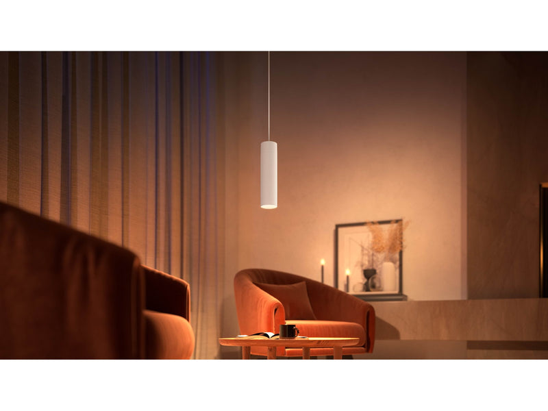 Philips Hue Perifo Ceiling Pendant Cylinder Lamp - White