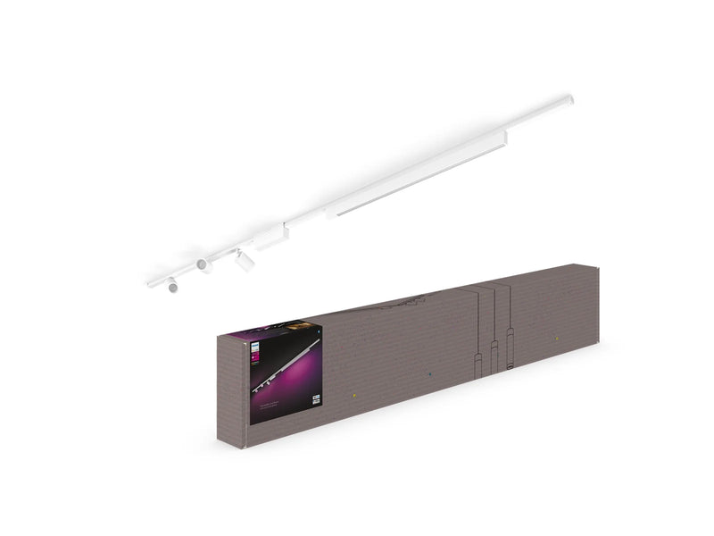Philips Hue Perifo Ceiling Set - 3 Cylinder Spots + Lightbar - White