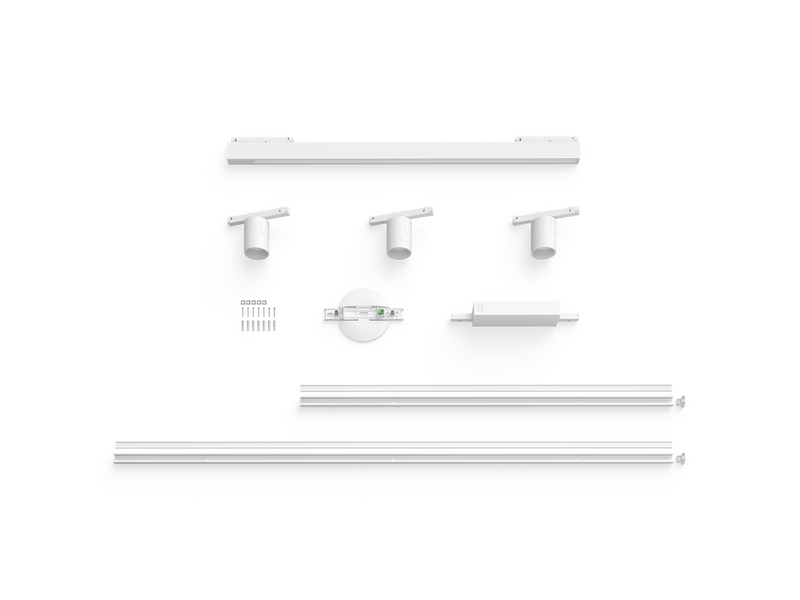 Philips Hue Perifo Ceiling Set - 3 Cylinder Spots + Lightbar - White