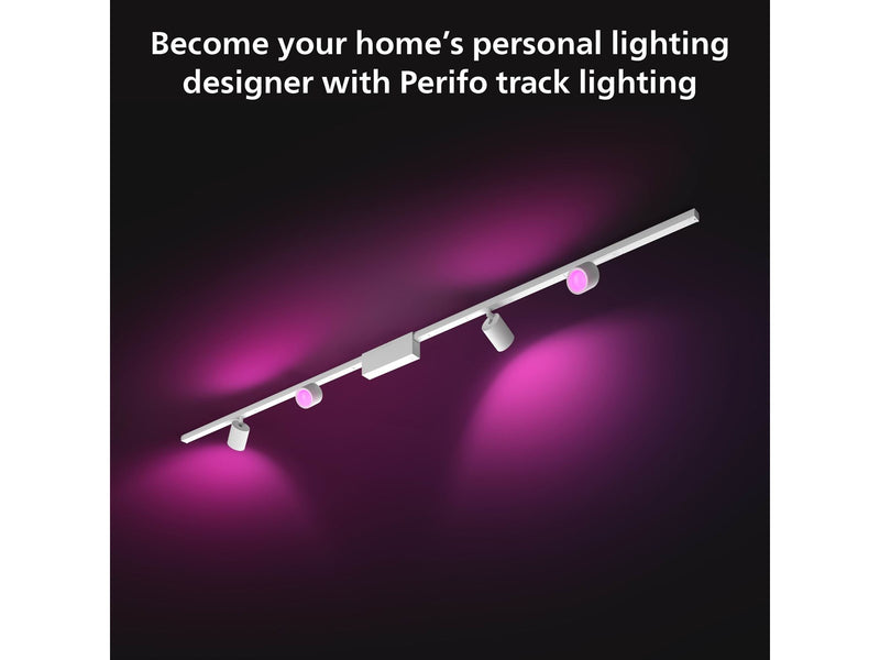 Philips Hue Perifo Ceiling Set - 4 Cylinder Spots - White