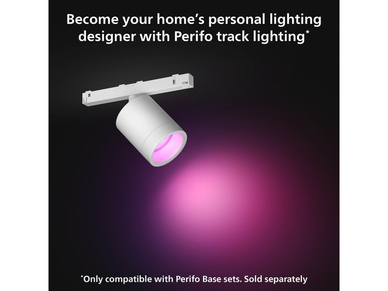 Philips Hue Perifo Cylinder Spotlight - White