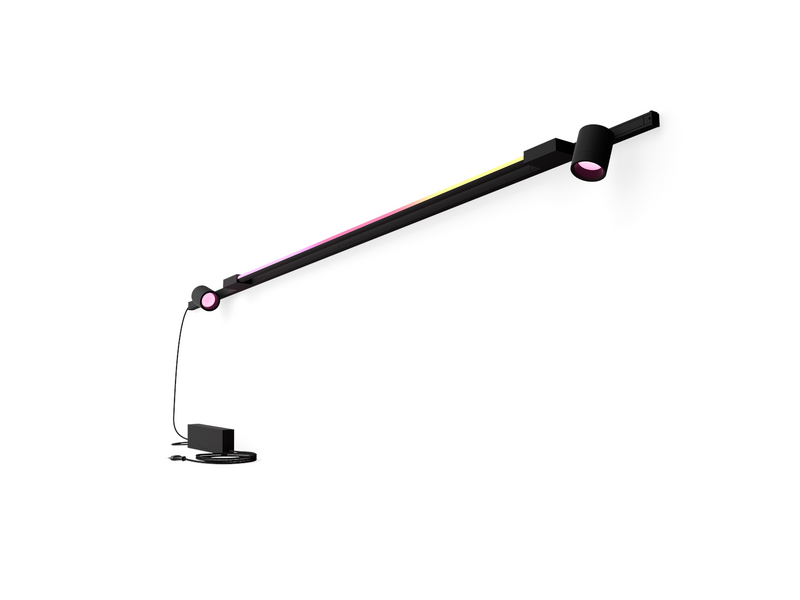 Philips Hue Perifo Wall Set - 2 Cylinder Spots + Light tube - Black