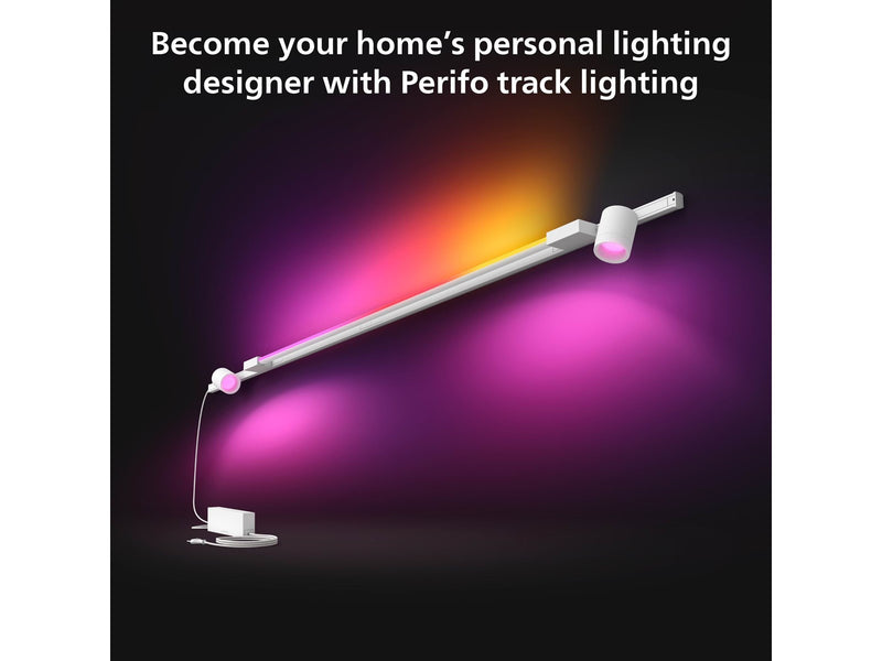 Philips Hue Perifo Wall Set - 2 Cylinder Spots + Light tube - White