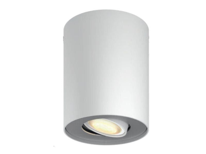 Philips Hue Pillar Single Spotlight - White - With Dimmer Switch