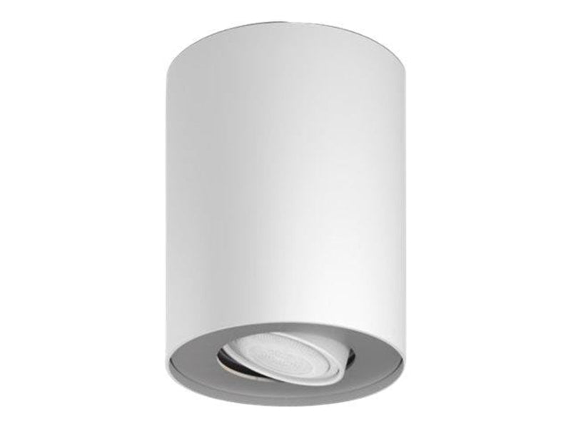 Philips Hue Pillar Single Spotlight - White - With Dimmer Switch