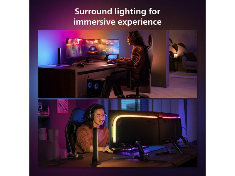Philips Hue Play Gradient PC Lightstrip 24-27" 3-Pack