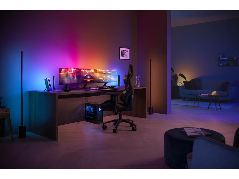 Philips Hue Play Gradient PC Lightstrip 24-27" 3-Pack + Hue Bridge