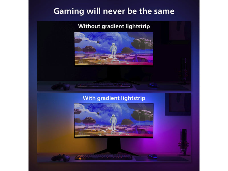 Philips Hue Play Gradient PC Lightstrip 24-27"