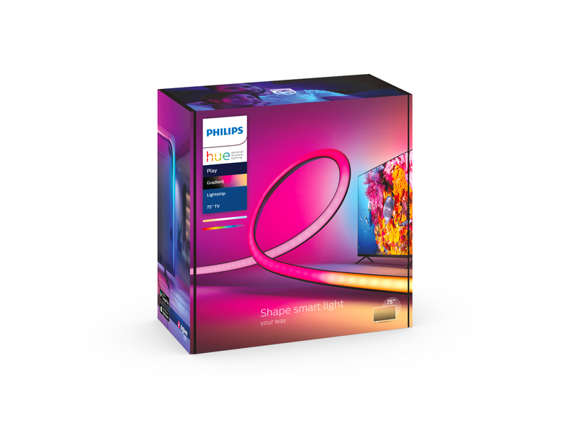 Philips Hue Play Gradient TV Lightstrip 75-85" – White & Color Ambiance