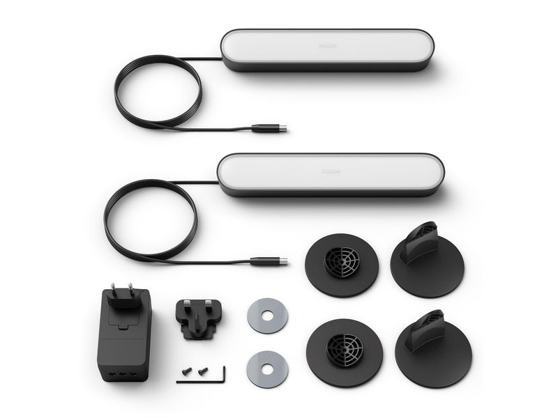 Philips Hue Play Lightbar Doppel Pack - Schwarz
