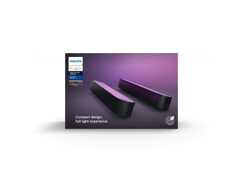 Philips Hue Play Lightbar Doppel Pack - Schwarz