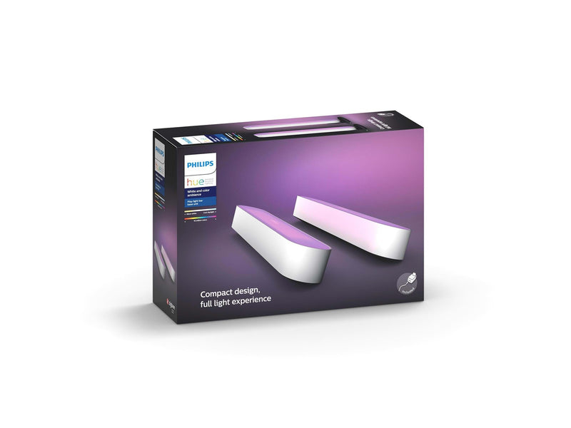 Philips Hue Play Lightbar Doppel Pack - Weiß