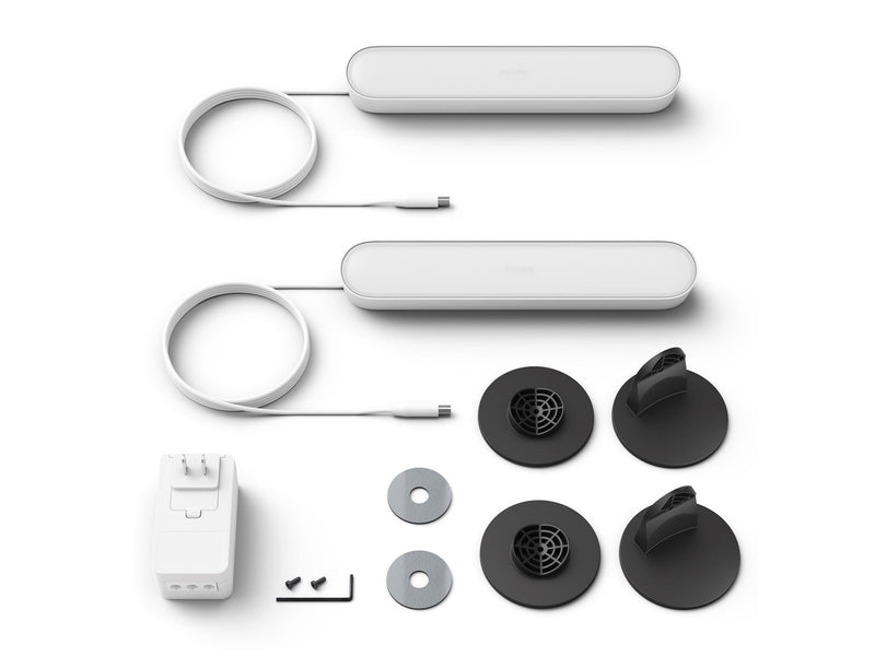 Philips Hue Play Lightbar Doppel Pack - Weiß