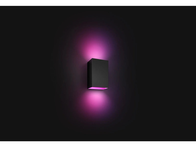 Philips Hue Resonate Outdoor Wandleuchte - Schwarz