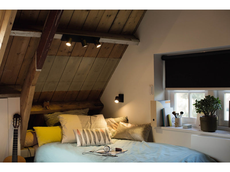 Philips Hue Runner Single Spotlight - Black - With Dimmer Switch