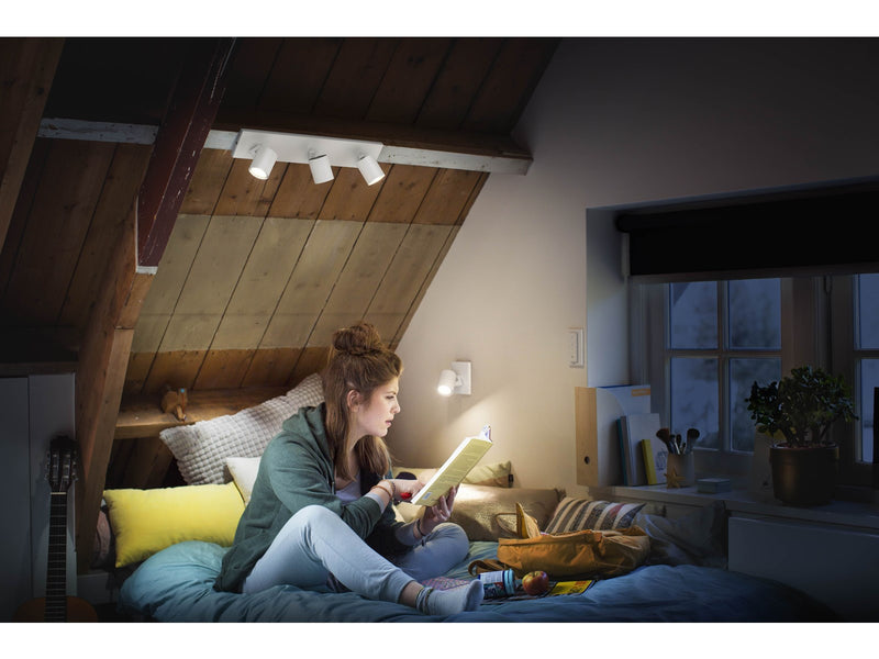 Philips Hue Runner Tripple Spotlight - White - With Dimmer Switch