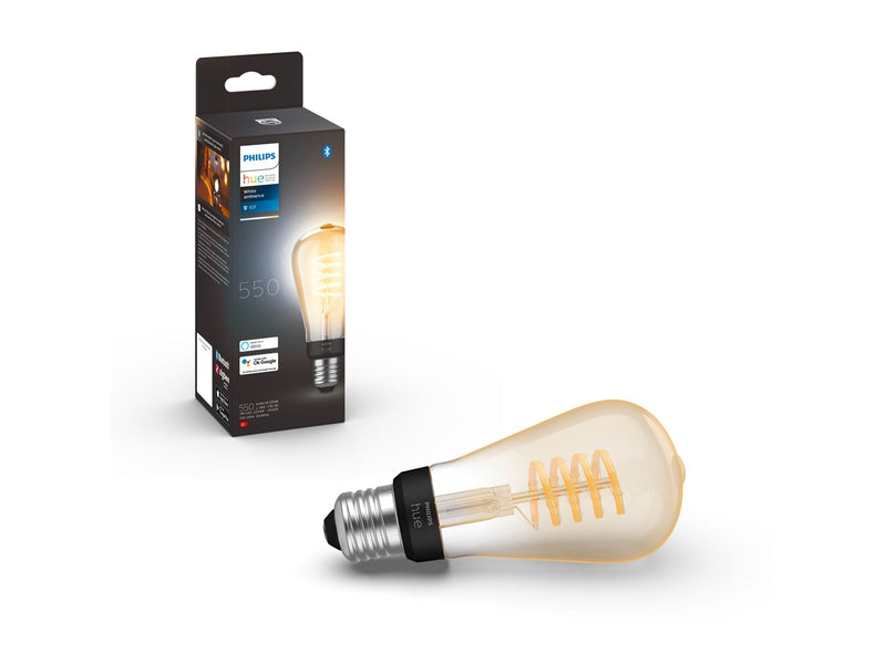Philips Hue ST64 E27 Edison Lampe mit Glühdraht