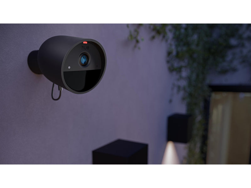 Philips Hue Secure 2K wired camera - black