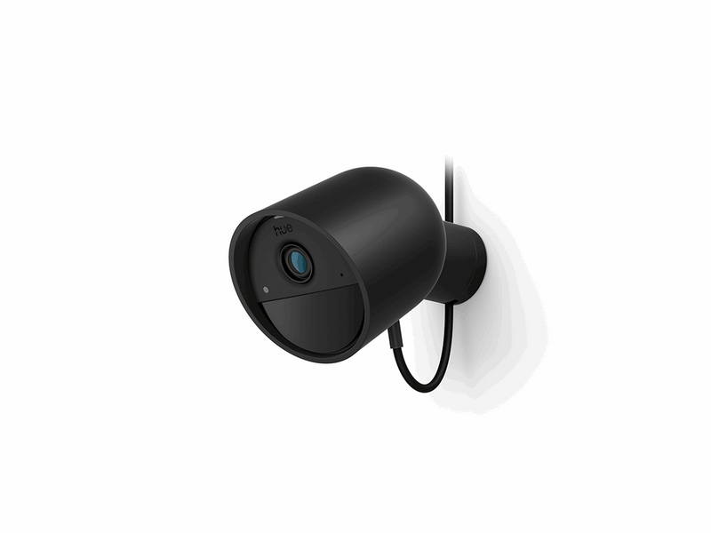 Philips Hue Secure 2K wired camera - black