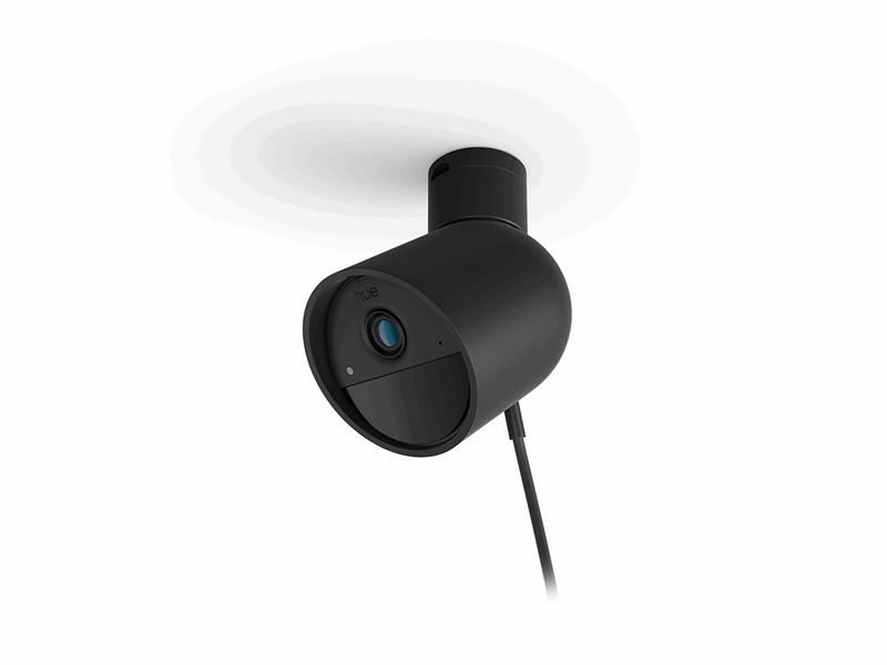 Philips Hue Secure 2K wired camera - black