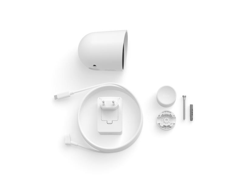 Philips Hue Secure 2K wired camera - white
