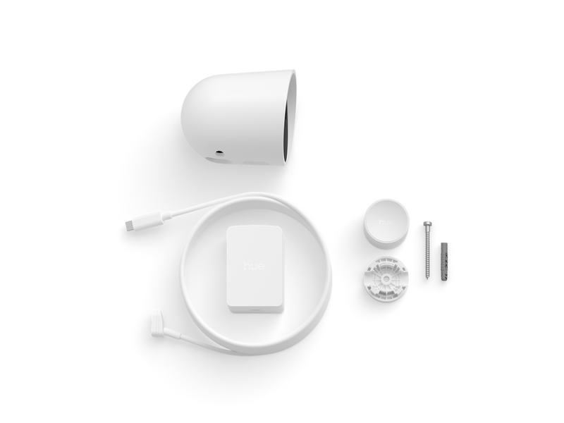 Philips Hue Secure 2K wired camera - white