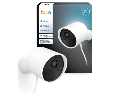 Philips Hue Secure 2K wired camera - white