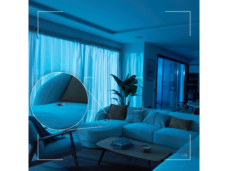 Philips Hue Secure 2K wired camera with desktop stand - black