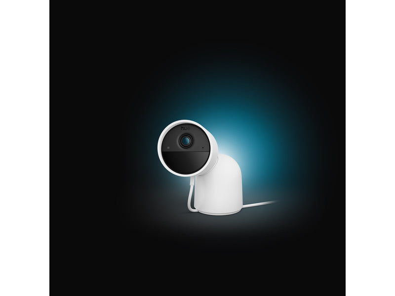 Philips Hue Secure 2K wired camera with desktop stand - white