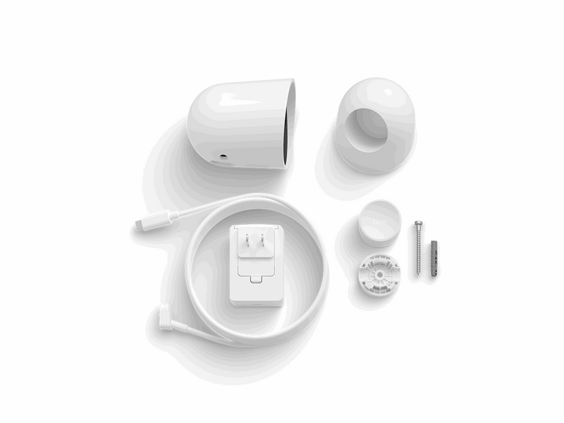Philips Hue Secure 2K wired camera with desktop stand - white