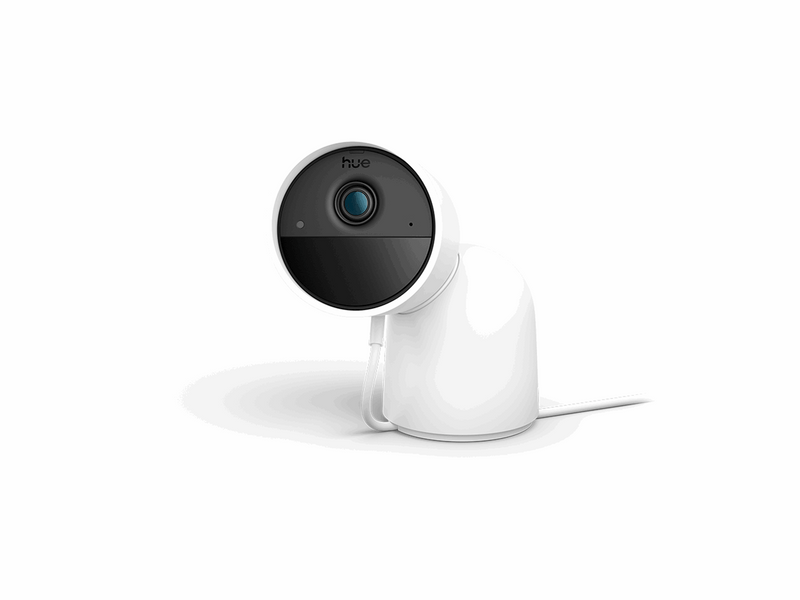 Philips Hue Secure 2K wired camera with desktop stand - white