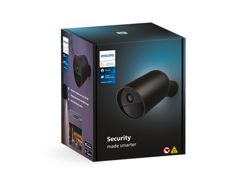Philips Hue Secure Battery Camera (Black)