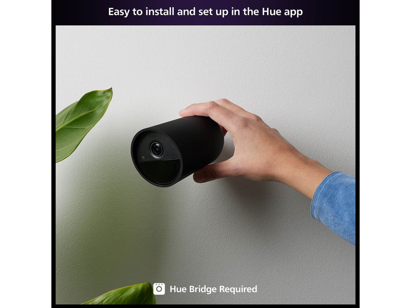 Philips Hue Secure Battery Camera (Black)