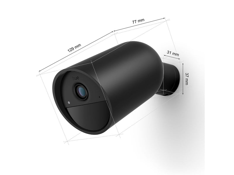 Philips Hue Secure Battery Camera (Black)