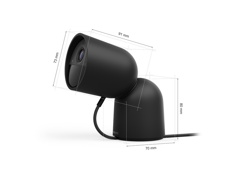 Philips Hue Secure Camera Wired Desktop Black