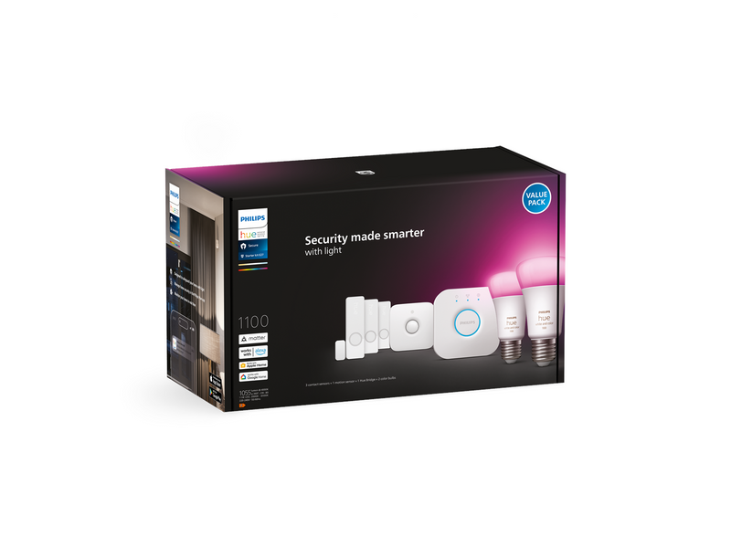 Philips Hue Secure Sensor WCA E27 set White