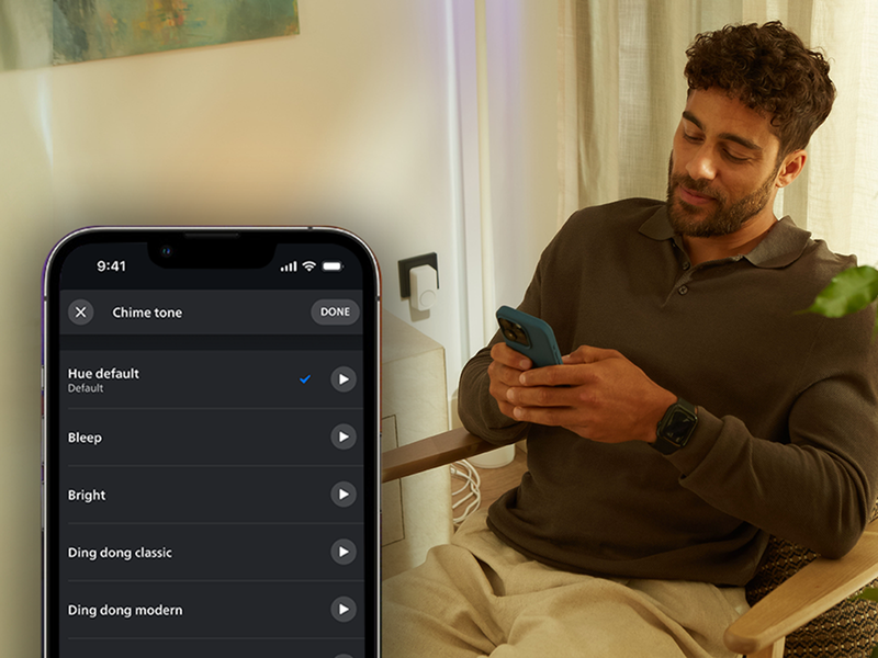 Philips Hue Secure video doorbell + Smart Chime bundle