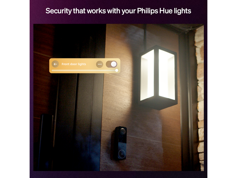 Philips Hue Secure video doorbell + Smart Chime bundle