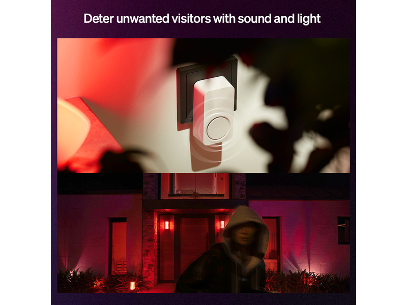Philips Hue Secure video doorbell + Smart Chime bundle