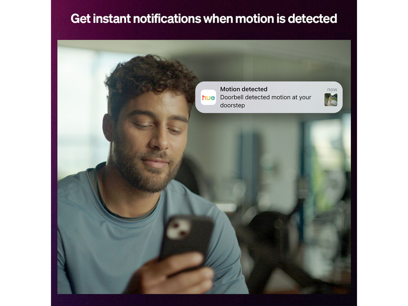 Philips Hue Secure video doorbell + Smart Chime bundle