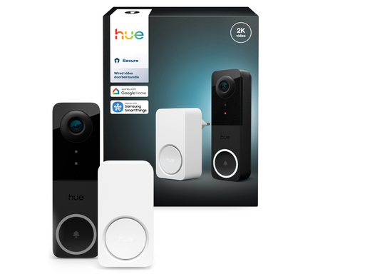 Philips Hue Secure video doorbell + Smart Chime bundle