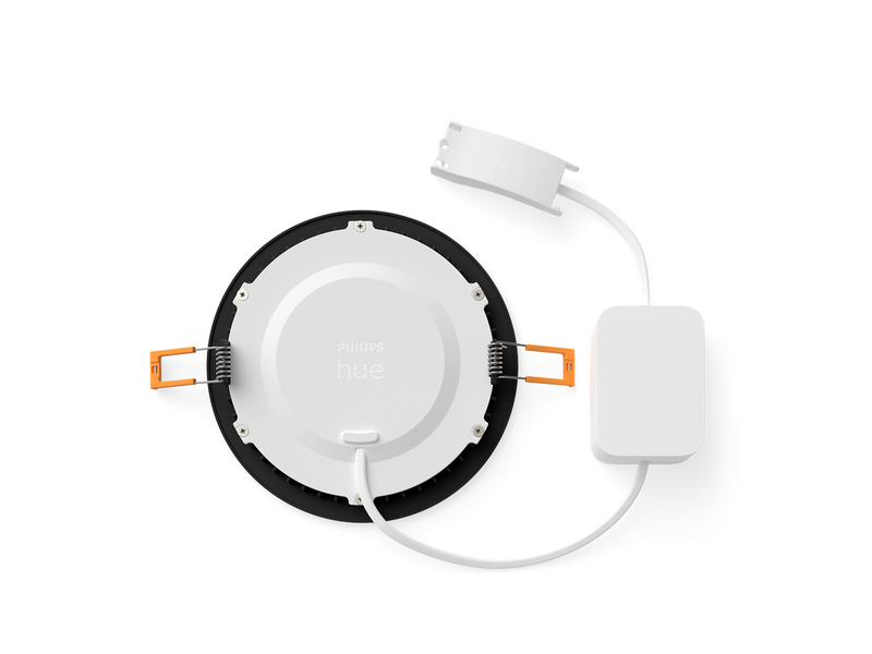 Philips Hue Slim recessed spotlight 117 mm Black