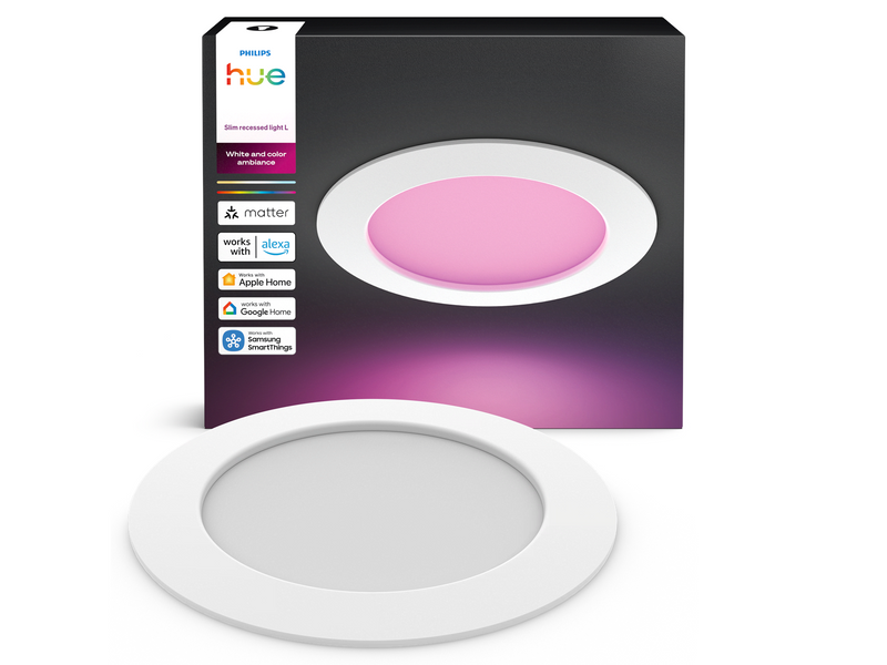 Philips Hue Slim recessed spotlight 117 mm White