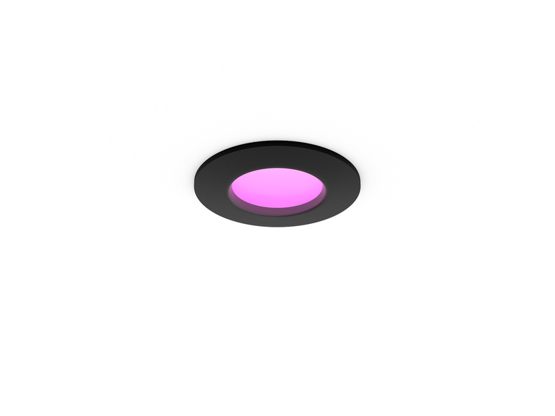 Philips Hue Slim recessed spotlight 90 mm Black