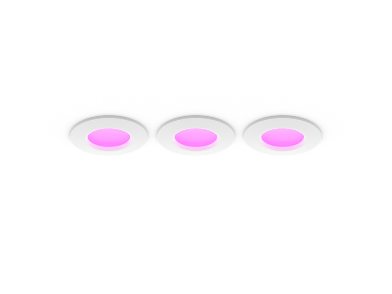 Philips Hue Slim recessed spotlight 90 mm White - 3-pack
