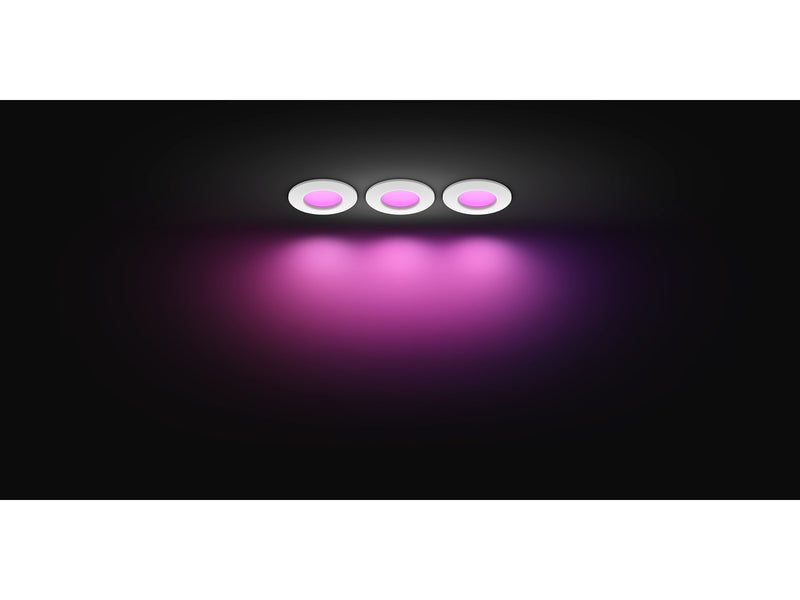 Philips Hue Slim recessed spotlight 90 mm White - 3-pack