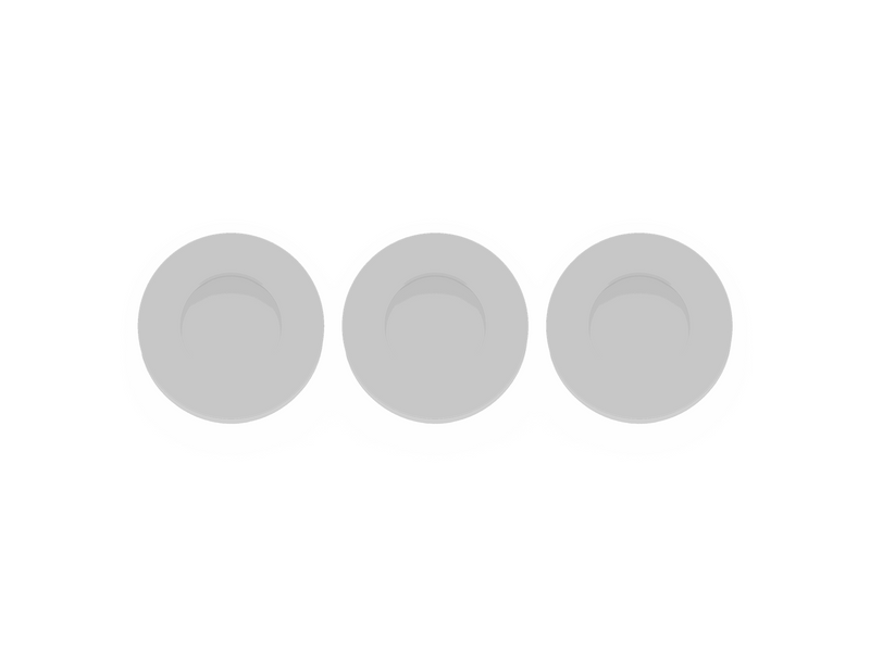 Philips Hue Slim recessed spotlight 90 mm White - 3-pack
