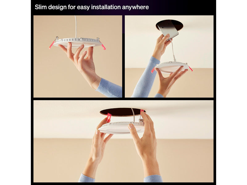 Philips Hue Slim recessed spotlight 90 mm White