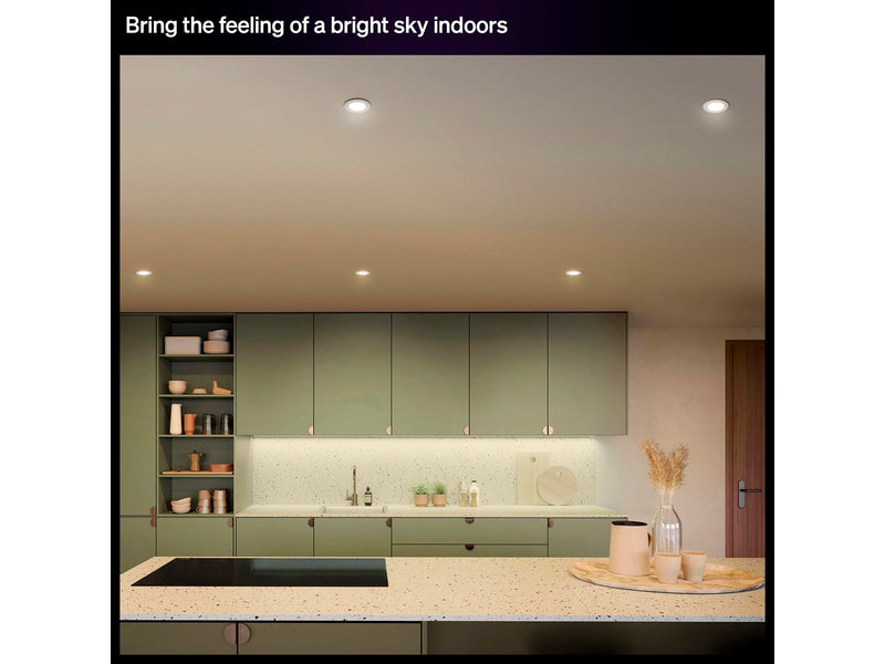 Philips Hue Slim recessed spotlight 90 mm White