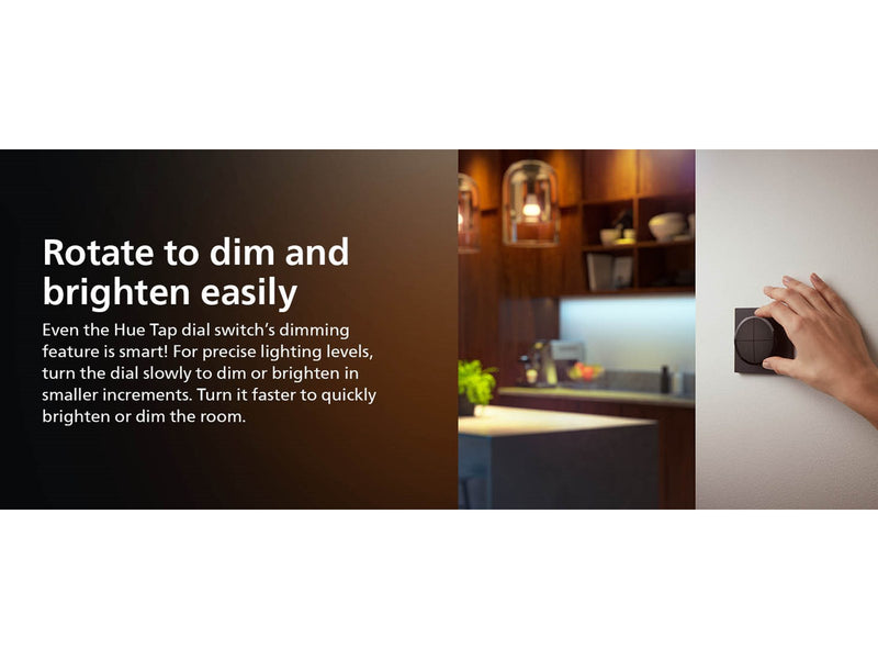Philips Hue Tap Dial Schalter- Schwarz